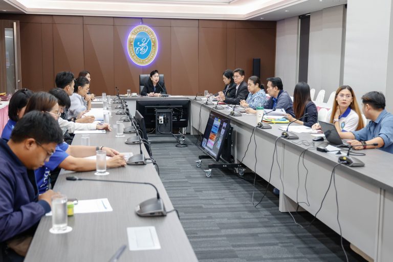 กองกลาง สำนักงานมหาวิทยาลัย และวิทยาเขตสุพรรณบุรี ร่วมประชุมเตรียมความพร้อมเเละติดตามโครงการ Healthy and Happy SDU SP: Walk & Run 2024