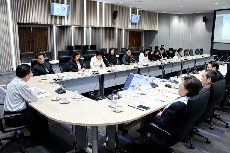 มสด.จัดการประชุมคณะกรรมการประเมินผลการปฏิบัติหน้าที่ของอธิการบดีและหัวหน้าส่วนงาน ครั้งที่ 7(10)/2561