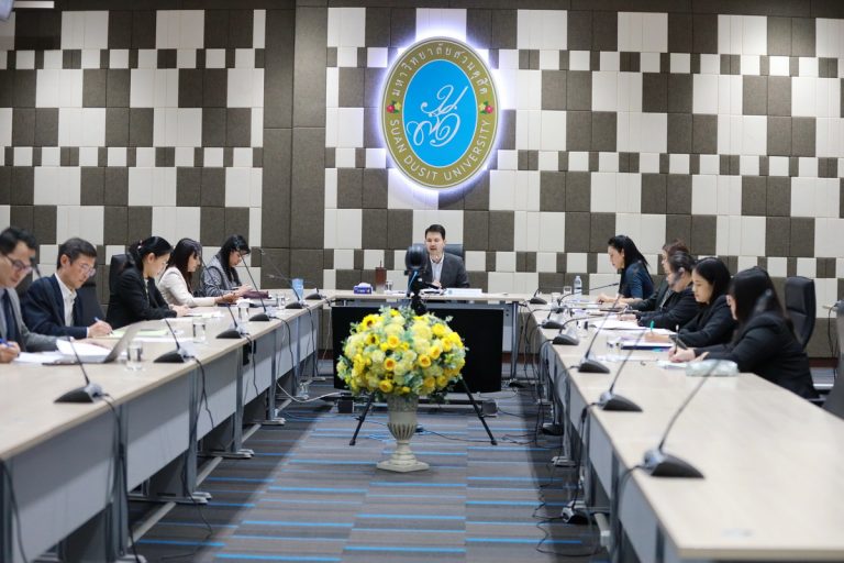 การประชุมคณะกรรมการกลั่นกรองโครงการ และงบประมาณเพื่อขับเคลื่อน SDU GOAL : 2024-2028 ครั้งที่ 1/2568
