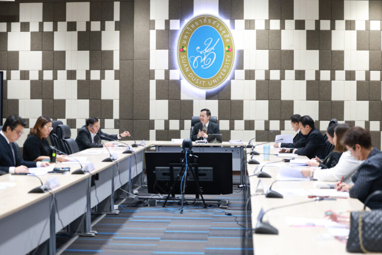 การประชุมขับเคลื่อนนโยบายสู่การปฎิบัติ ของ คณะ/โรงเรียน มหาวิทยาลัยสวนดุสิต